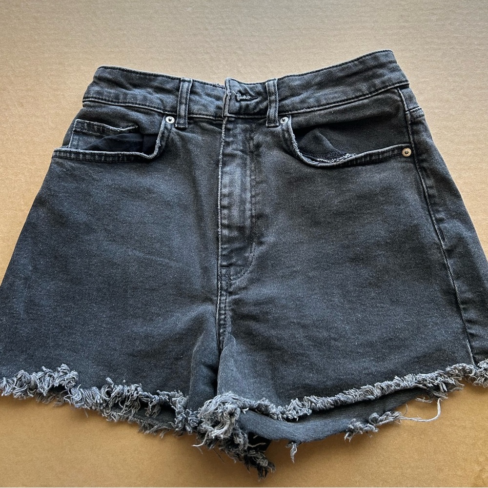 H&M Charcoal Jean Shorts